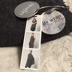 🆕🧣CITY WRAP on the Go Cape Poncho Dress Scarf